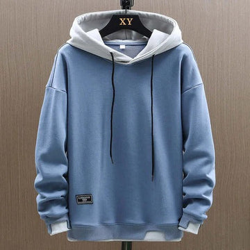 Men’s Hoodie – Oversized Fit – Cotton Blend – Dual-Layer Hood – Ribbed Cuffs