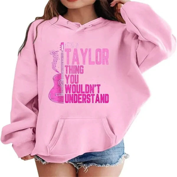 Women’s Pullover Hoodie – Oversized Fit – Graphic Print – Soft Cotton – Casual Style