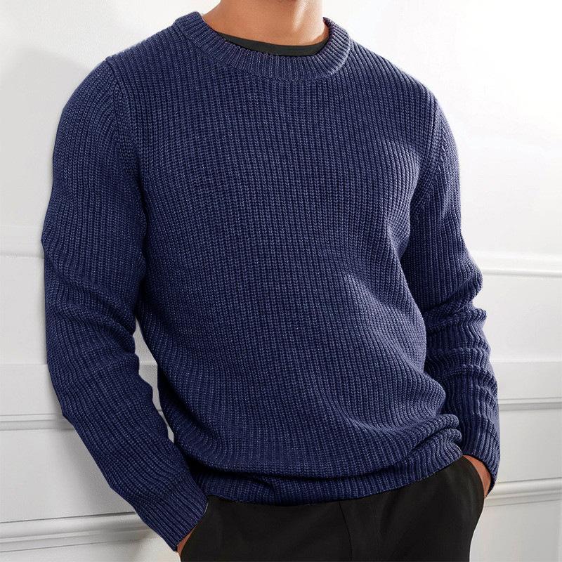 Pullover knit sweater for men