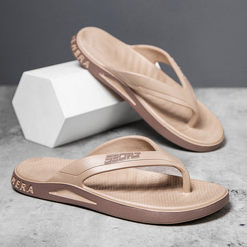 Men’s Flip Flops – Solid Casual Design