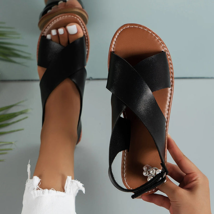 Stylish buckle sandals for women