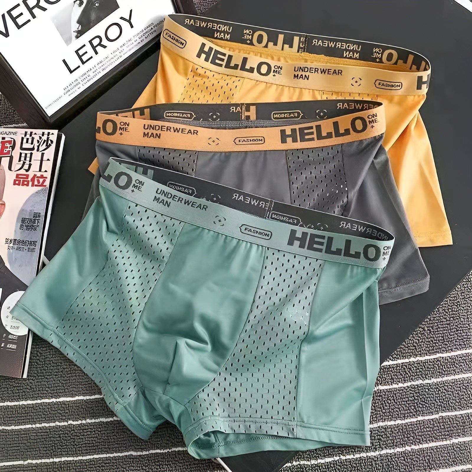 Comfortable and breathable boxer briefs for men