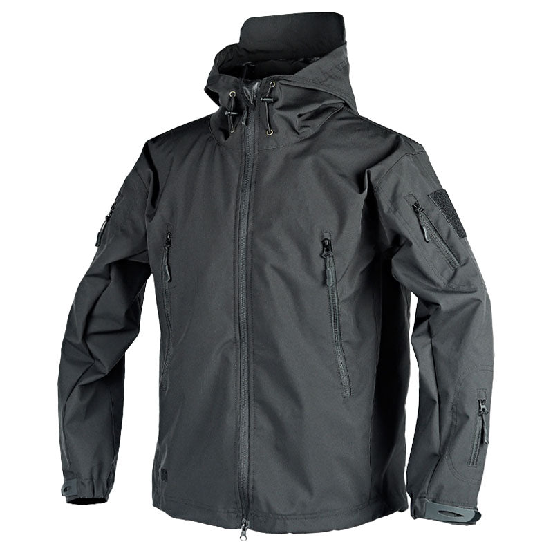 Women’s Outdoor Jacket – Weatherproof – Hooded – Zip Pockets – Wind-Resistant Fit