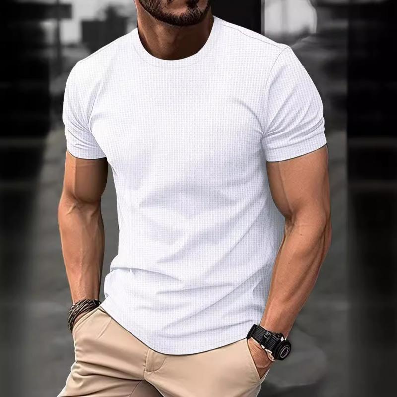 Men’s T-Shirt – Slim Fit – Crew Neck – Short Sleeve – Soft Breathable Blend