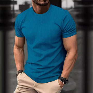 Men’s T-Shirt – Slim Fit – Crew Neck – Short Sleeve – Soft Breathable Blend