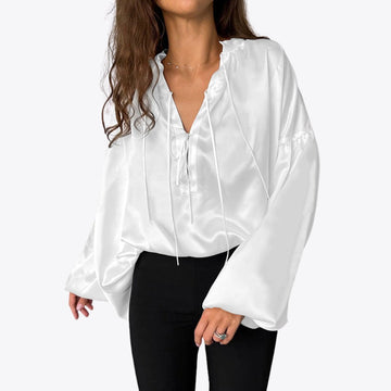Elegant satin top for women