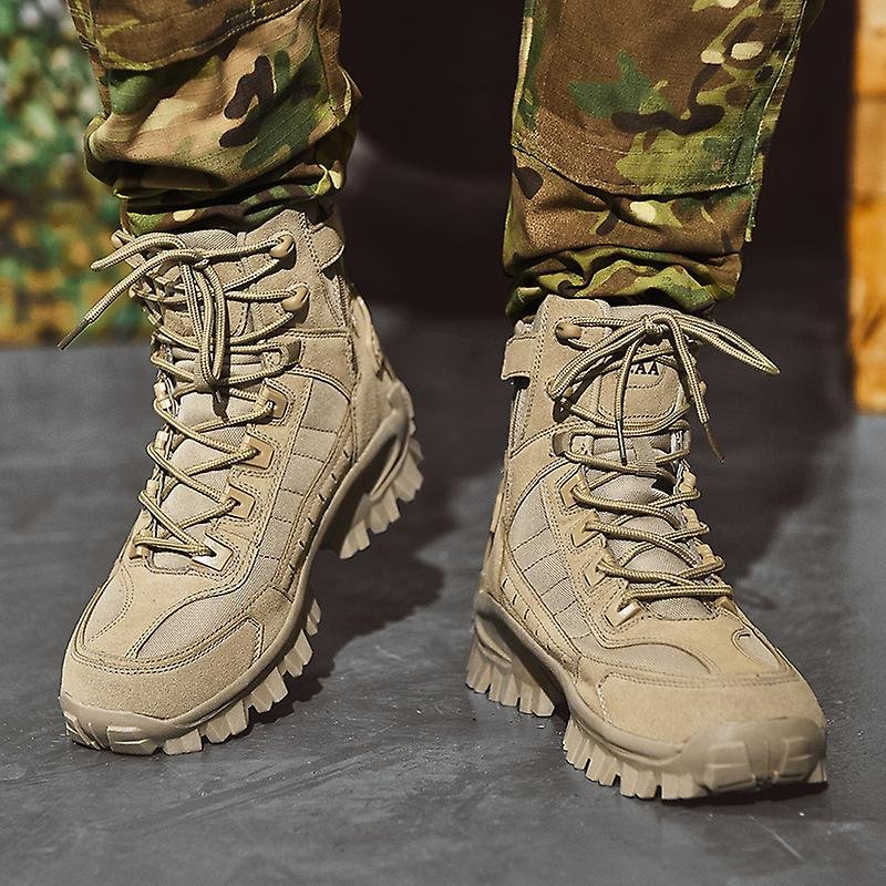 Men’s Boots – High-Top Support – Reinforced Toe – Rugged Grip Sole