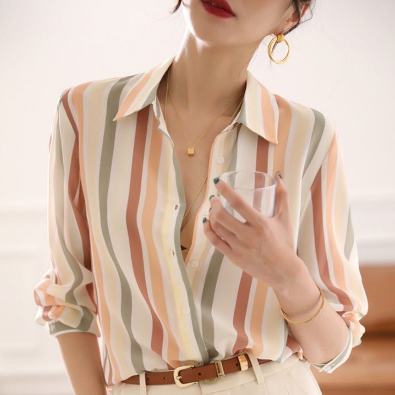 Stylish striped shirt for women