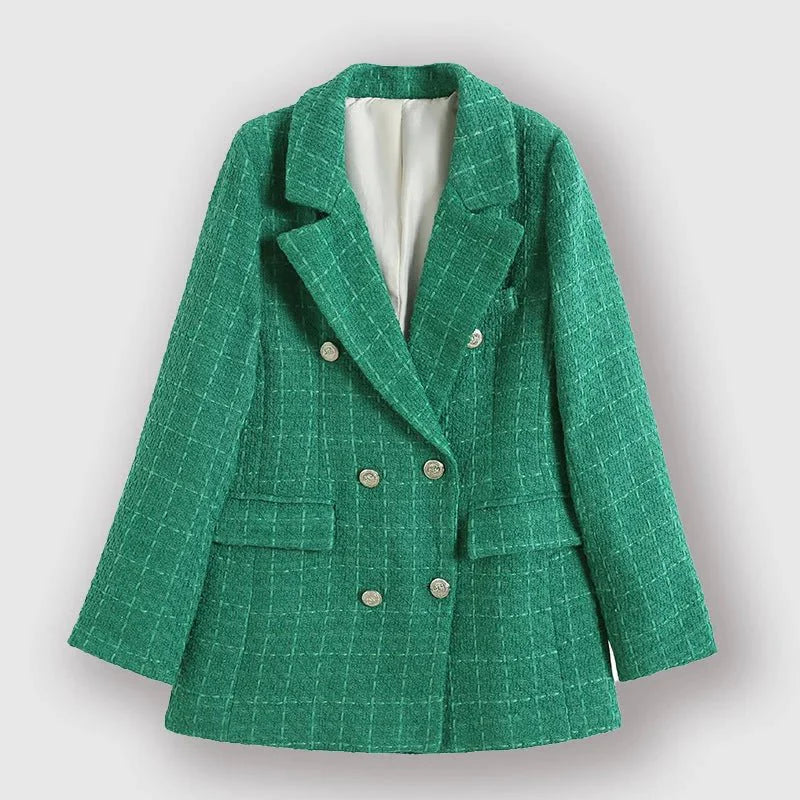 Tailored  tweed blazer for women