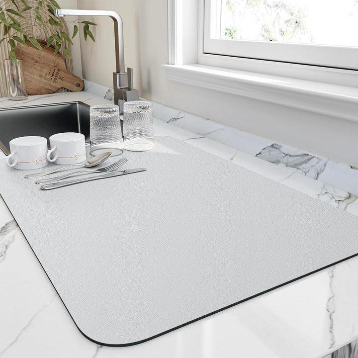 Microfiber Non-Slip Absorbent Dish Drying Mat