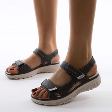 Non-slip orthopedic wedge heel sandals for women